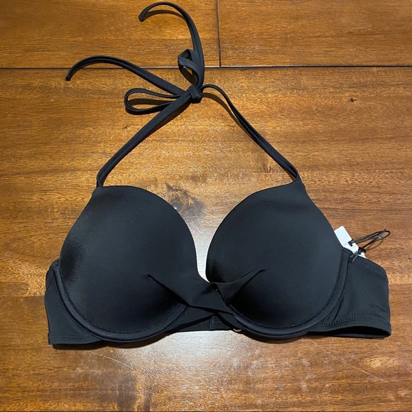 Shade & Shore Twist-Front Bikini Top 34B - Picture 2 of 8